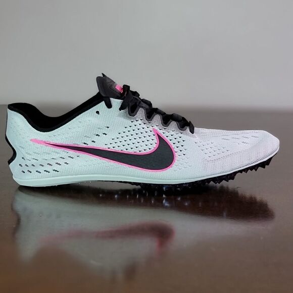 Nike Zoom Victory Elite Running Shoes Spikes White Pink Black Men's Size 11.5 - Picture 7 of 12